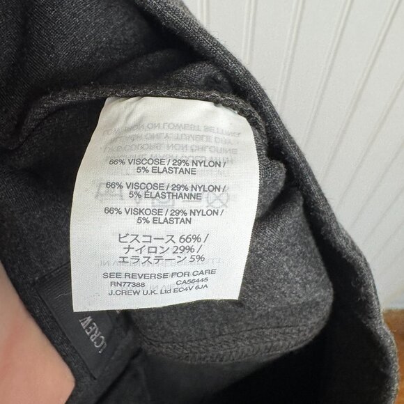 J. Crew Grey Pixie Pants Ankle Length F20 - Picture 8 of 8